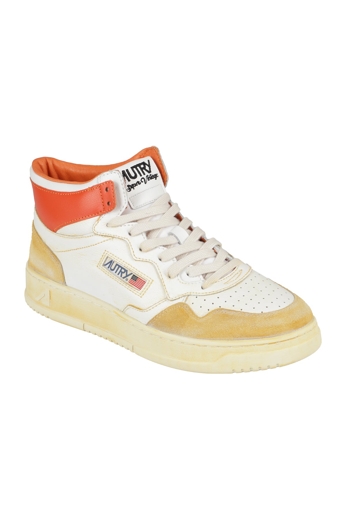 Sup Vint Mid Mad Man Yellow & Orange Pelle Calzature