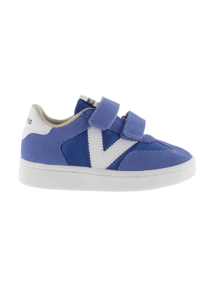 Tennis Bimbo Blue Cotton Rubber Sole Shoe