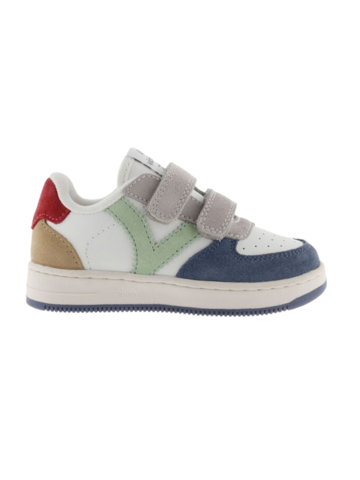 Tennis Bimbo Blue Cotton Rubber Sole Shoe