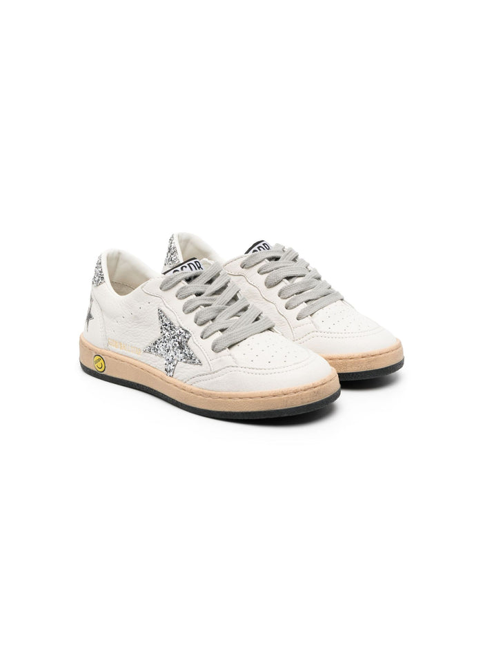 Ballstar Nappa Upper Glitter White Leather | Calzature
