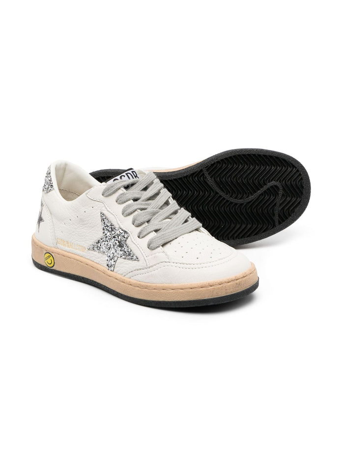 Ballstar Nappa Upper Glitter White Leather | Calzature