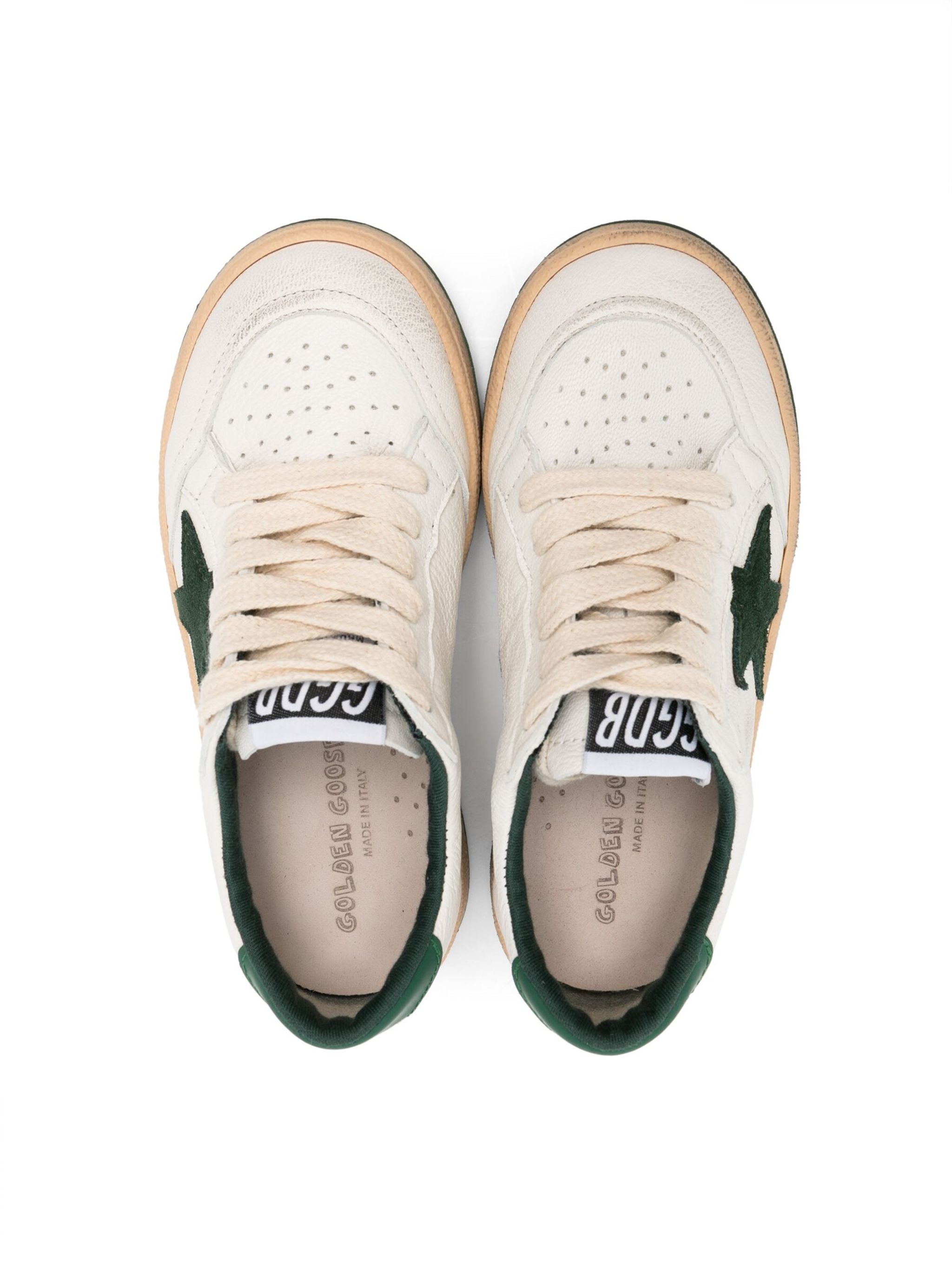 Ballstar White Goat Leather Calzature
