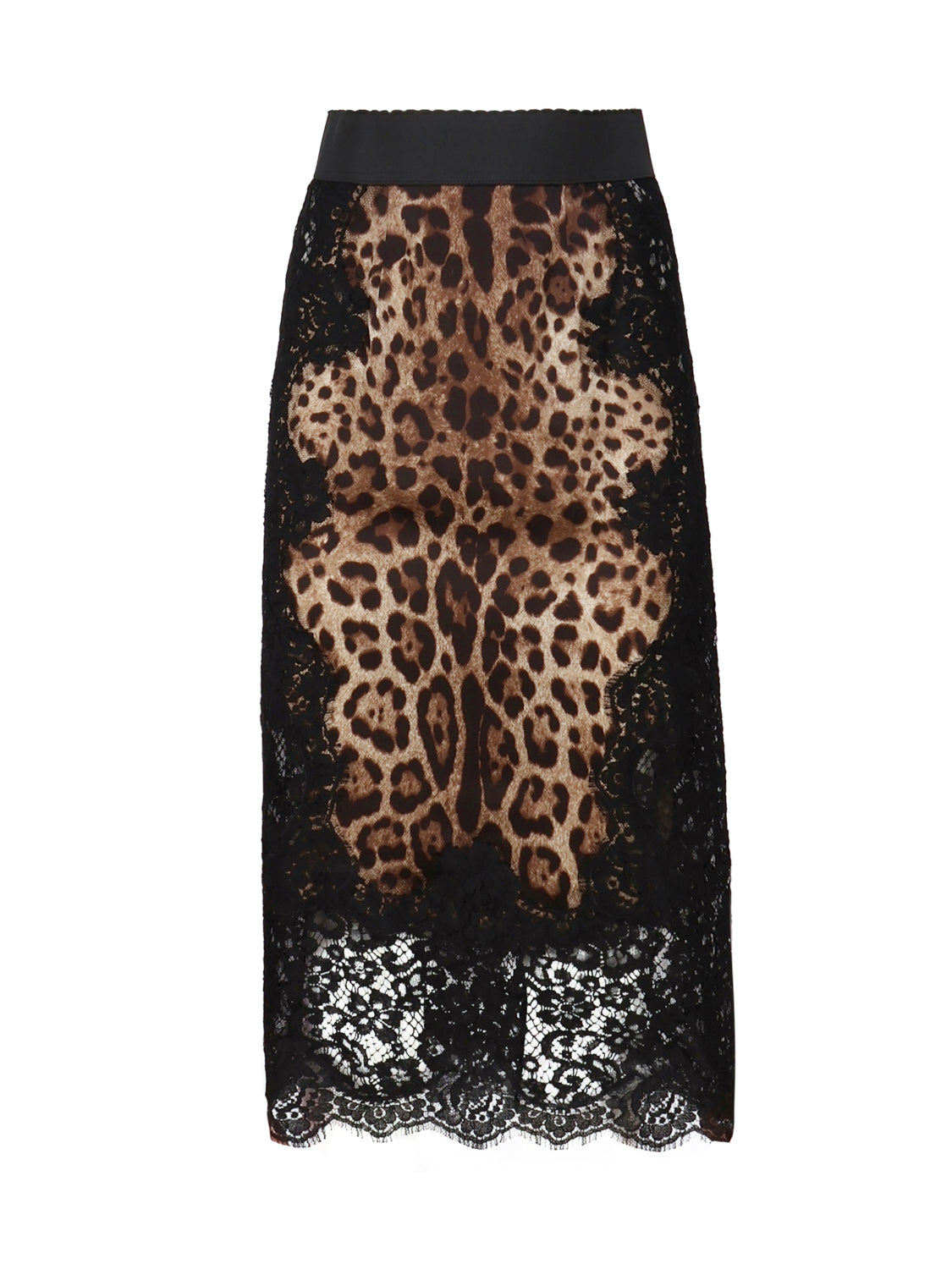 Dolce & Gabbana Skirts Black, Leo Cotton