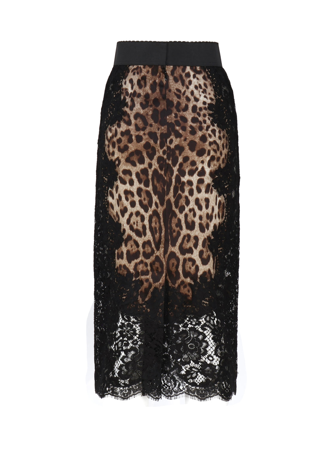 Dolce & Gabbana Skirts Black, Leo Cotton