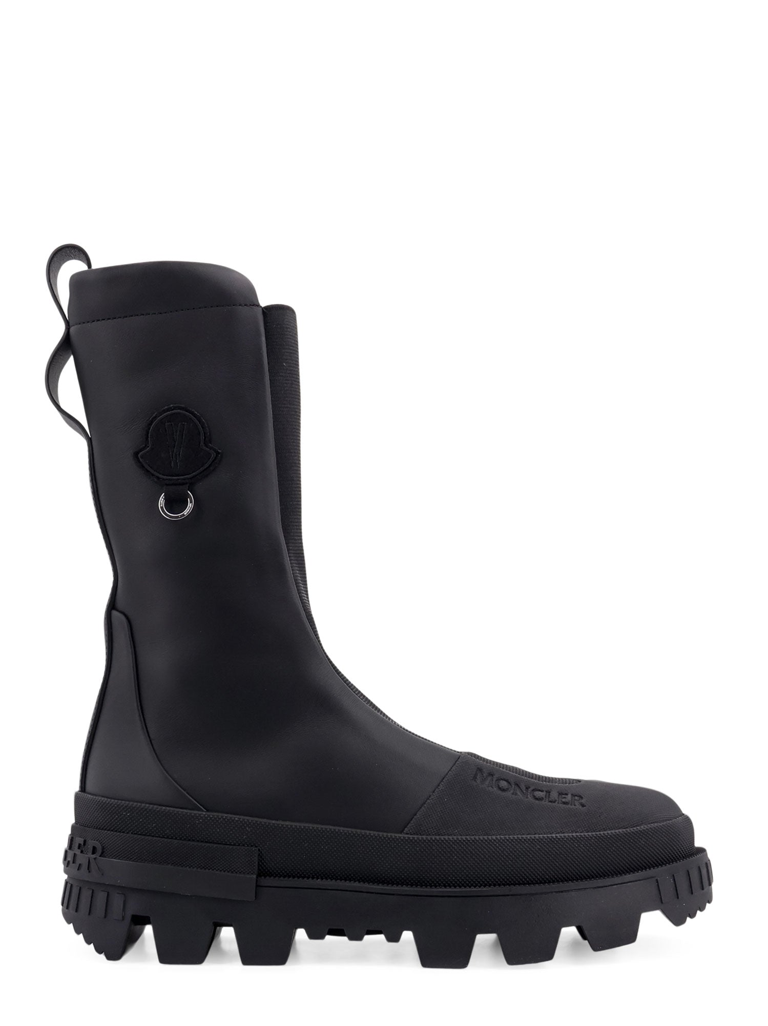 MONCLER GENIUS Boots Black Pelle/nylon /gomma