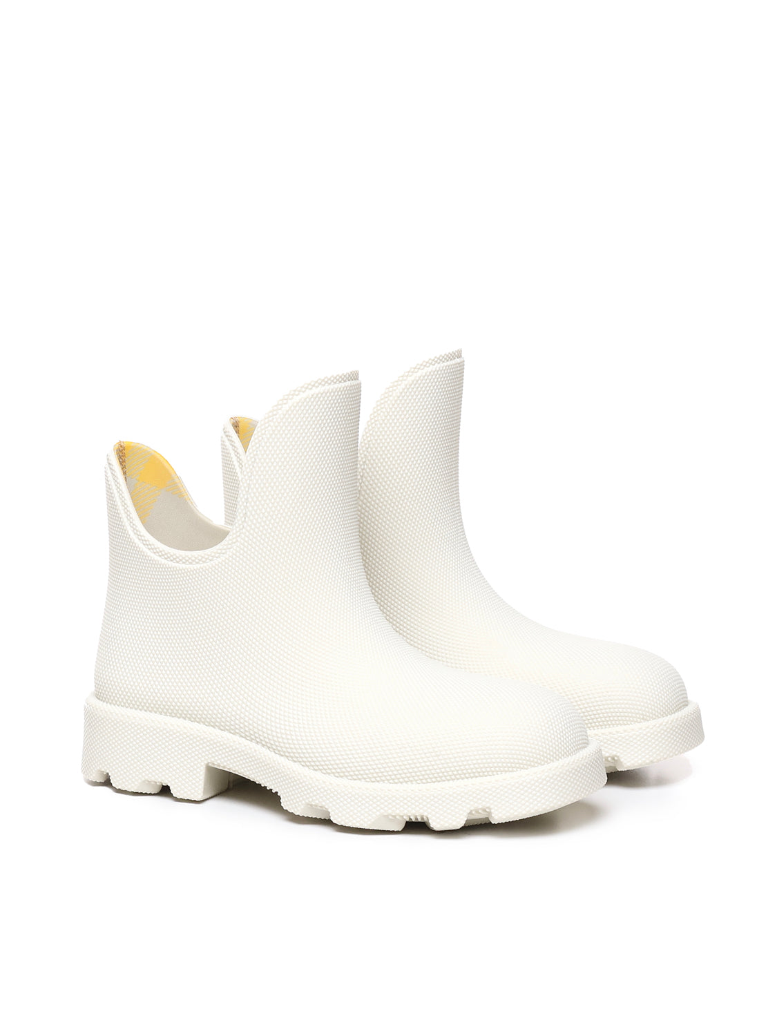 Burberry Boots White Rubber