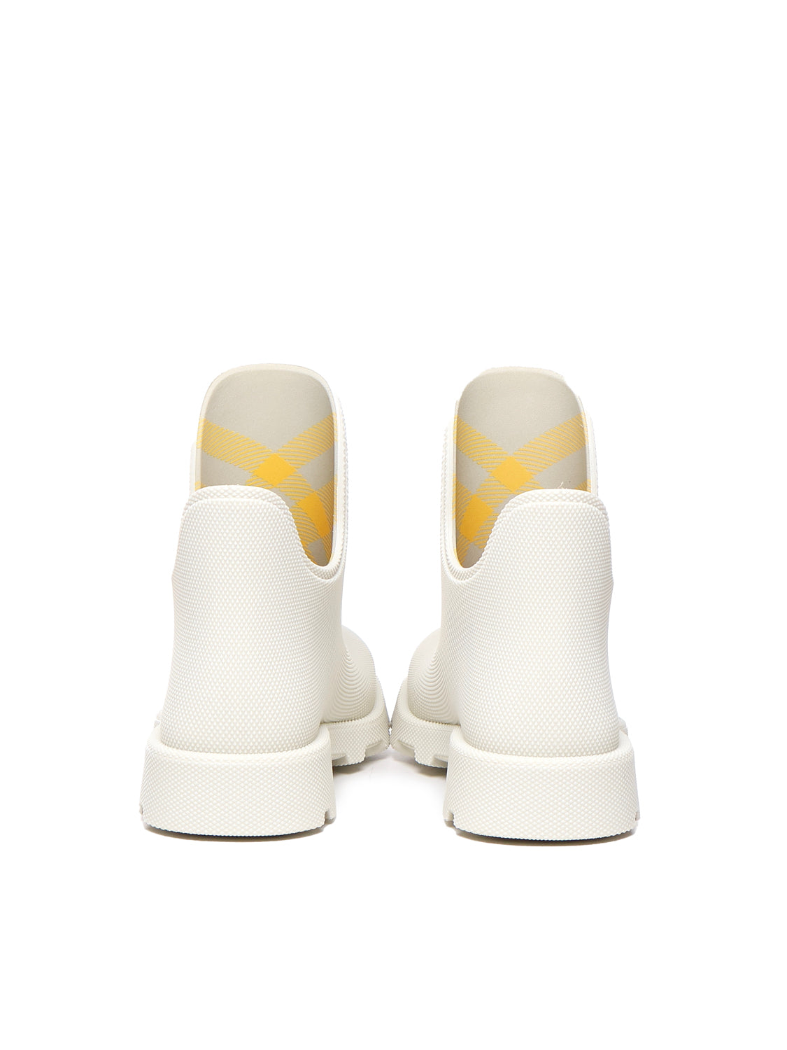 Burberry Boots White Rubber