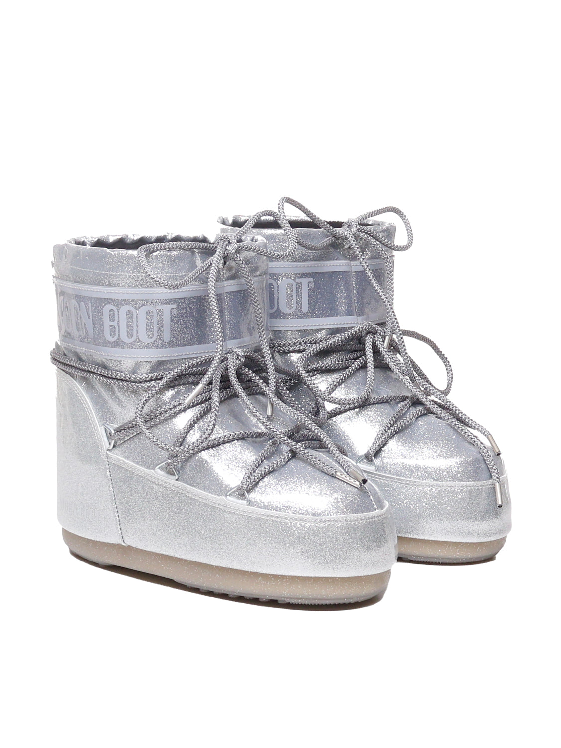 Moon Boot Silver Nylon