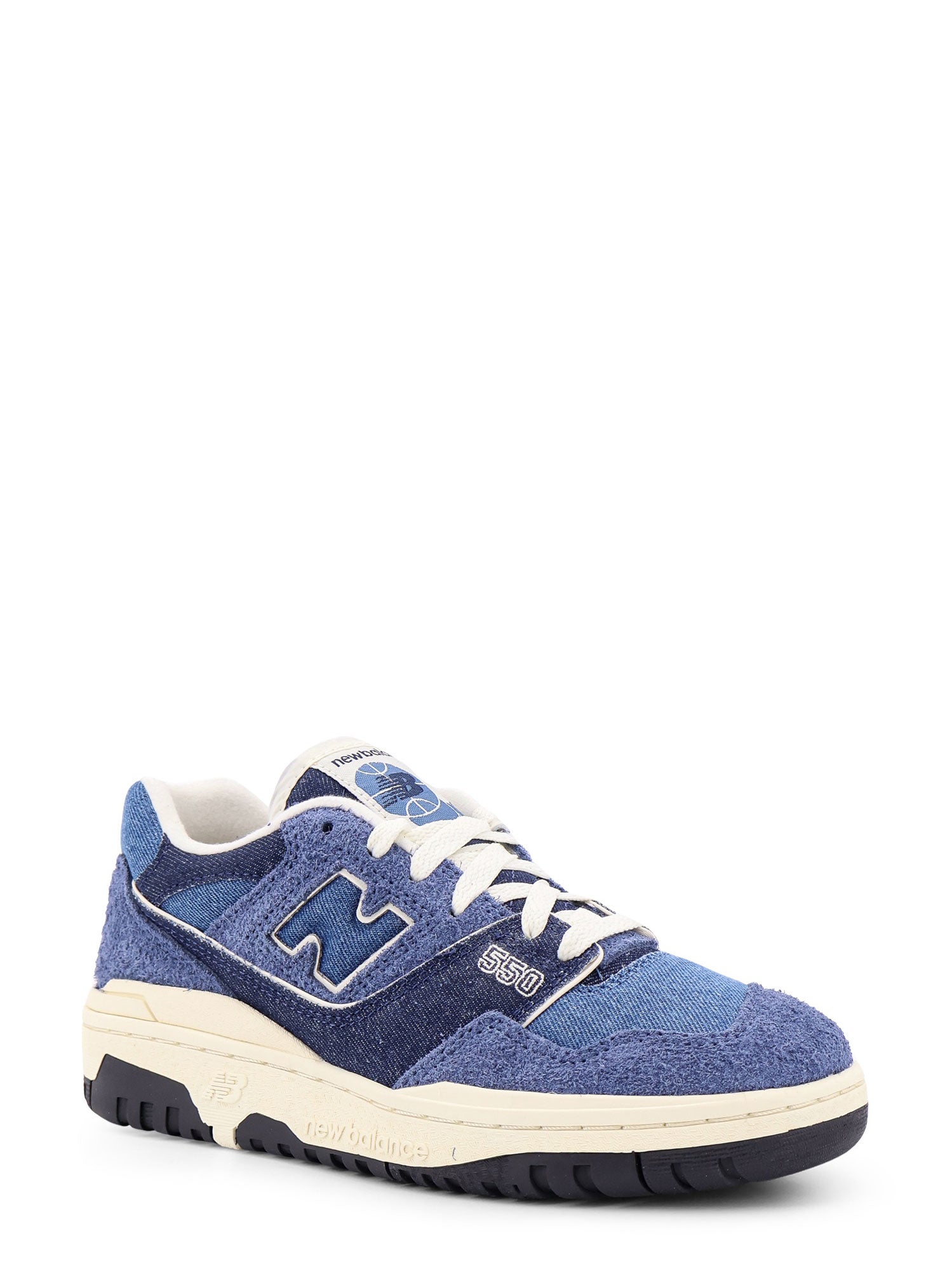 New Balance Sneakers Blue Denim E Suede