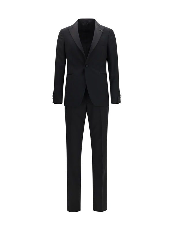 Tagliatore 100% Merino Wool Ovis Aries pant suit in black