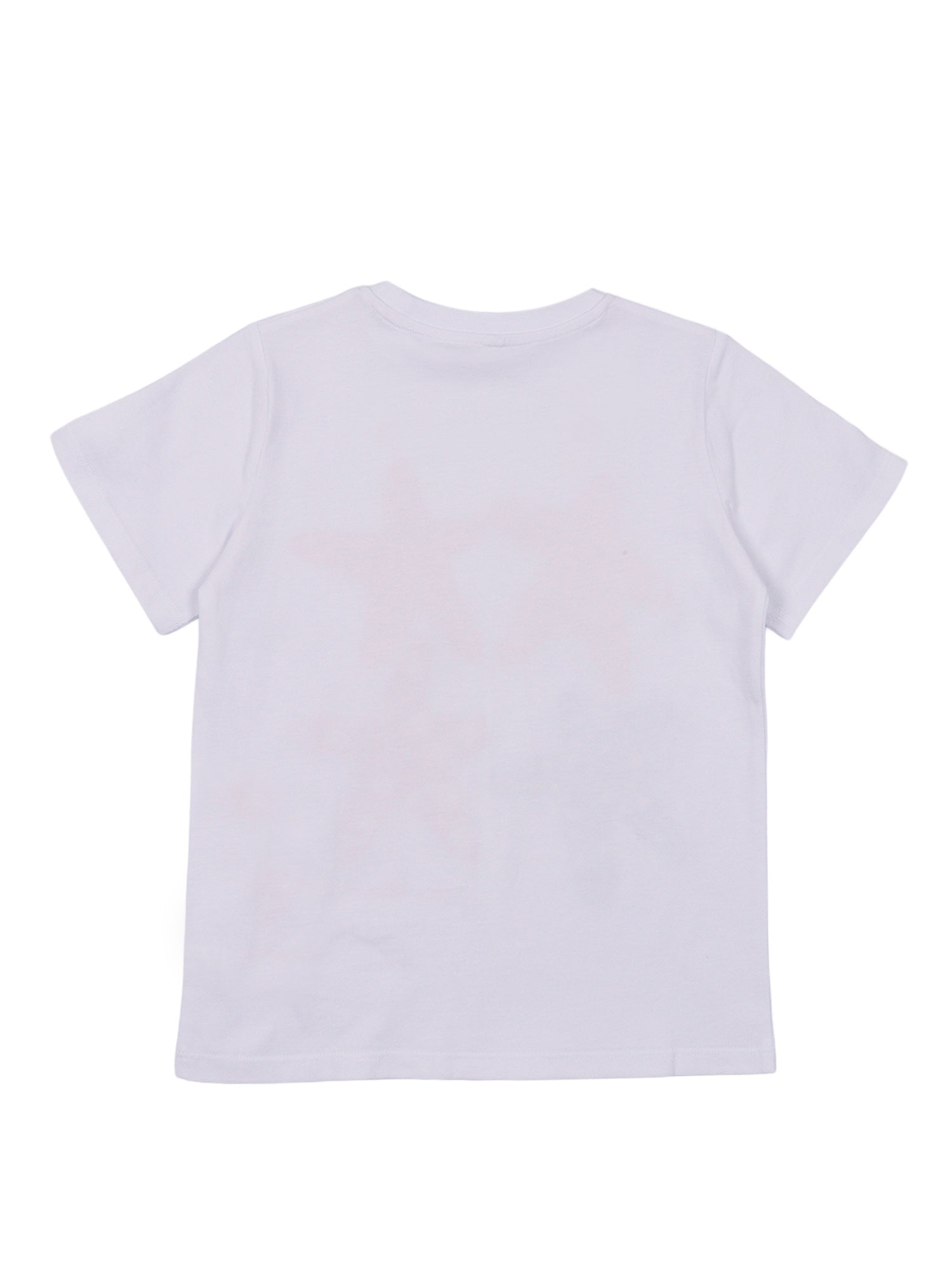 T-SHIRT-TOP White Cotton Short Sleeves T-shirt