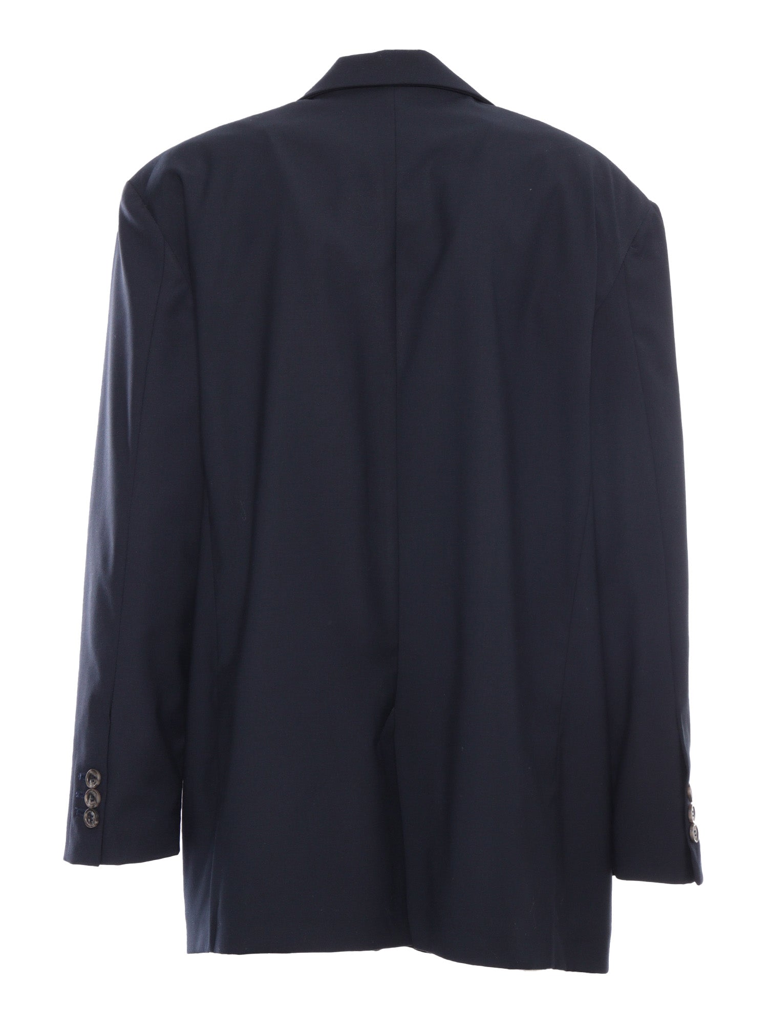 Oversized blue blazer Polyester Viscose Elastane Jacket