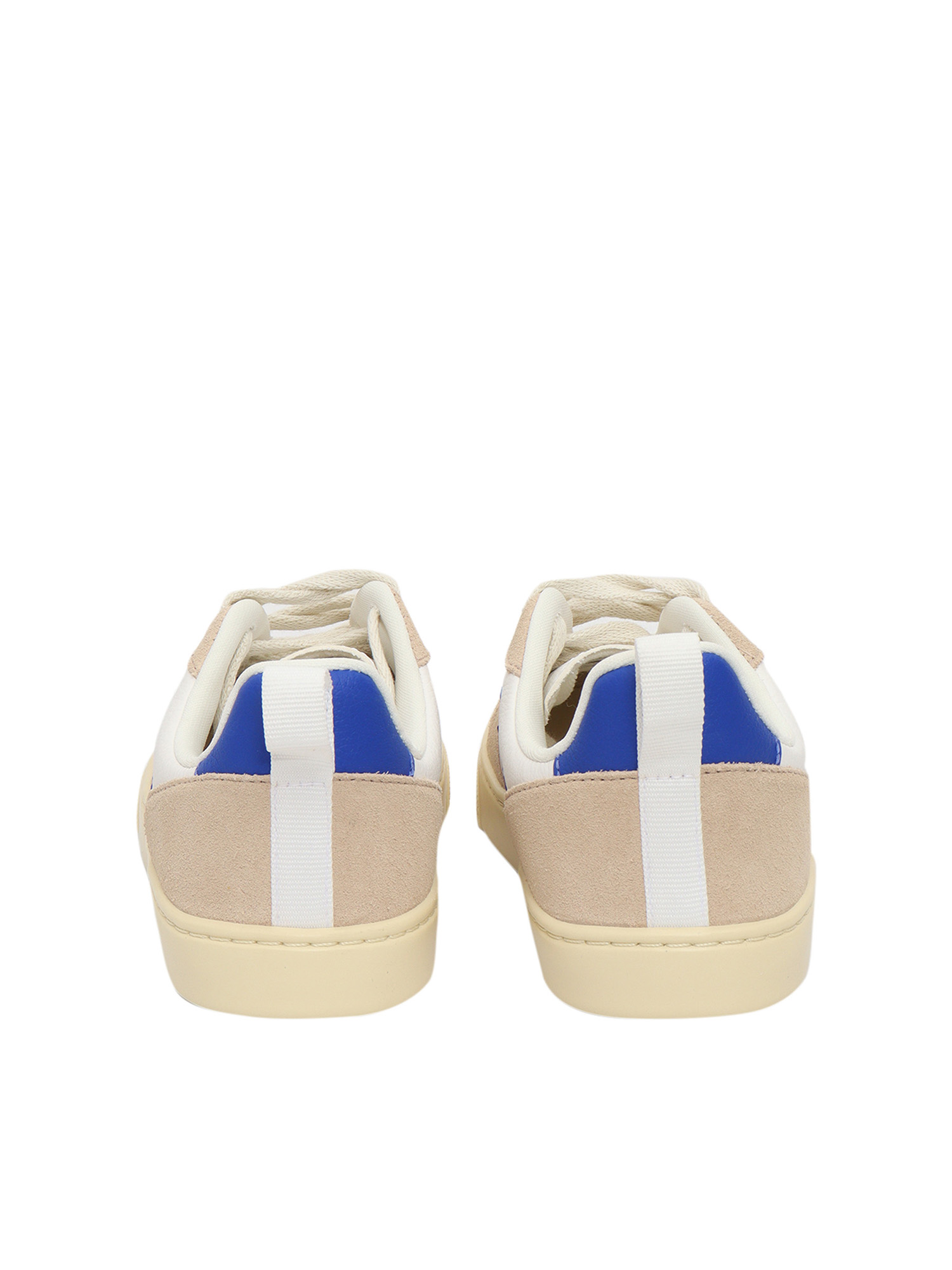 SMALL V-10 LACES CHROMEFREE LEATHER EXTRA-WHITE_PAROS_ALMOND SNEAKERS White Kid