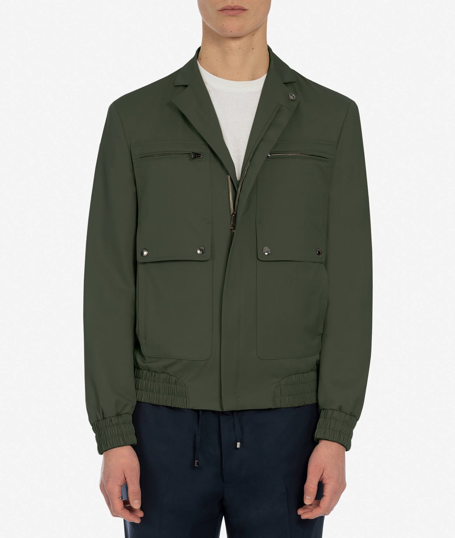 Wool Jacket Croker Lightgray Sportwear Blouson