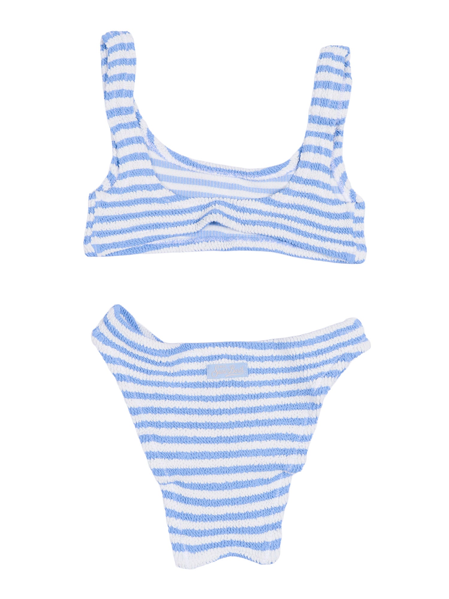 Baker W-Crinkle Stripes 3101 Light Blue Polyamide Elastane Bikini