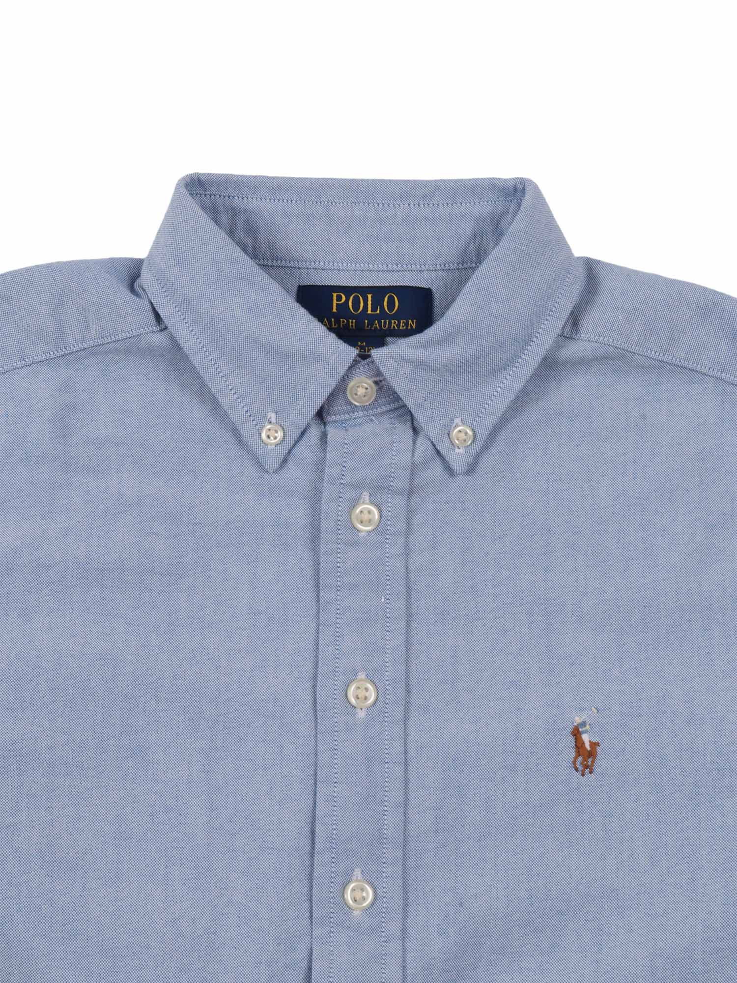LS BD-TOPS-SHIRT Blue Cotton