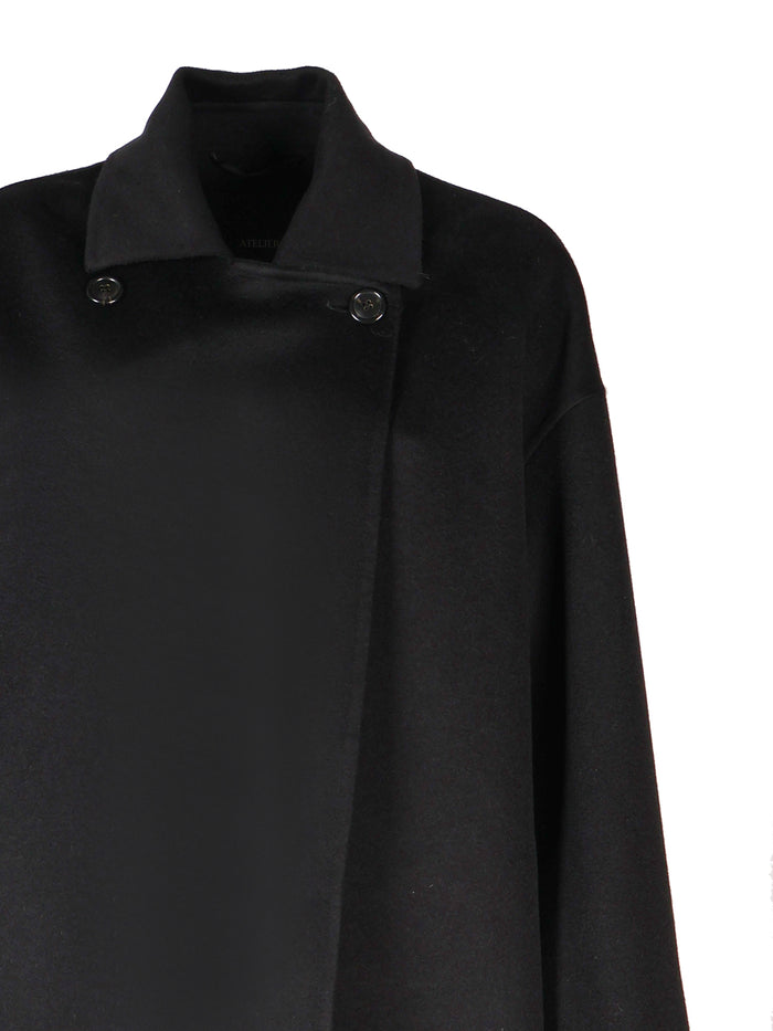 Max Mara Coats Black Cashmere