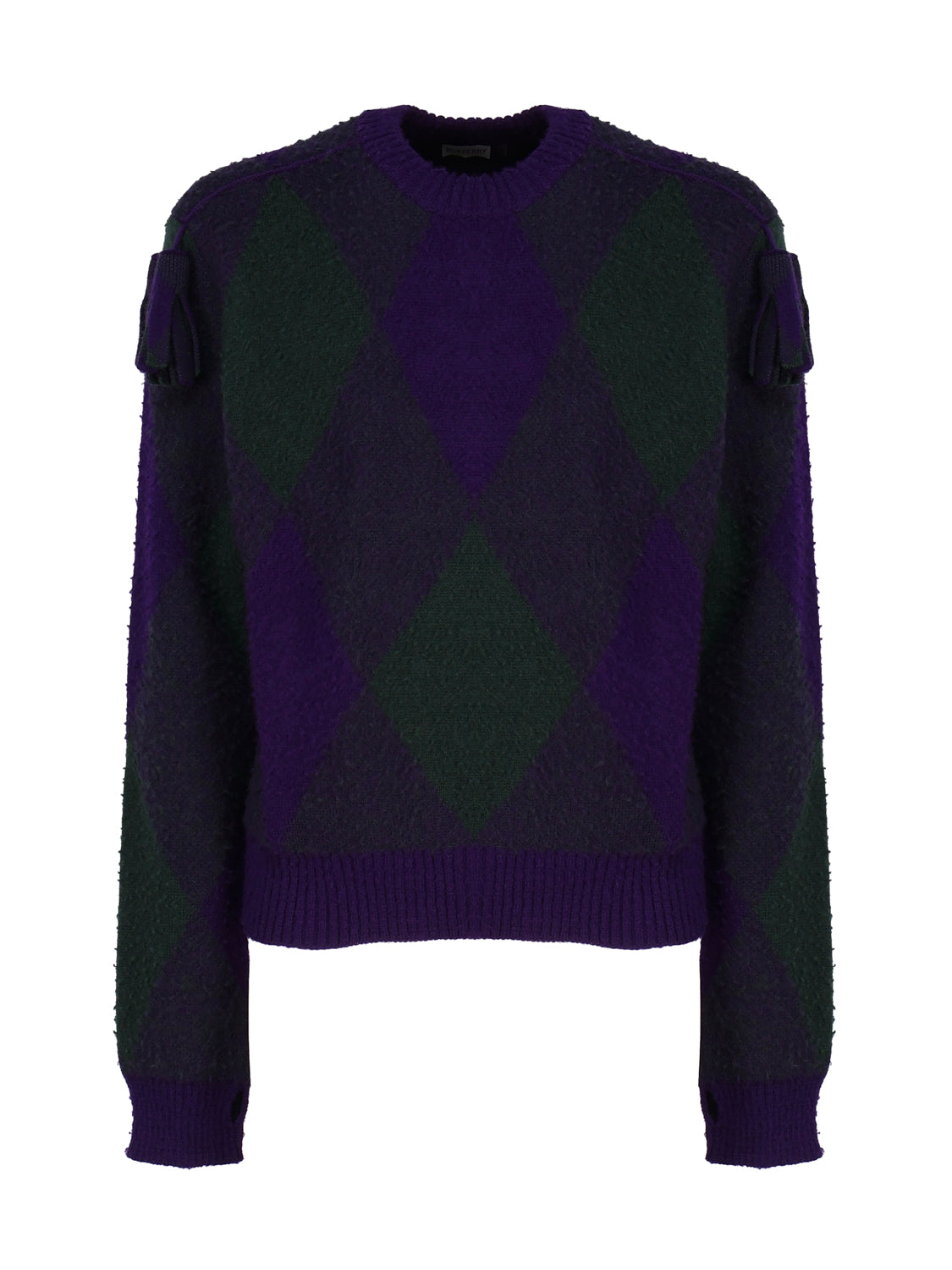 Burberry Sweaters Blue Wool