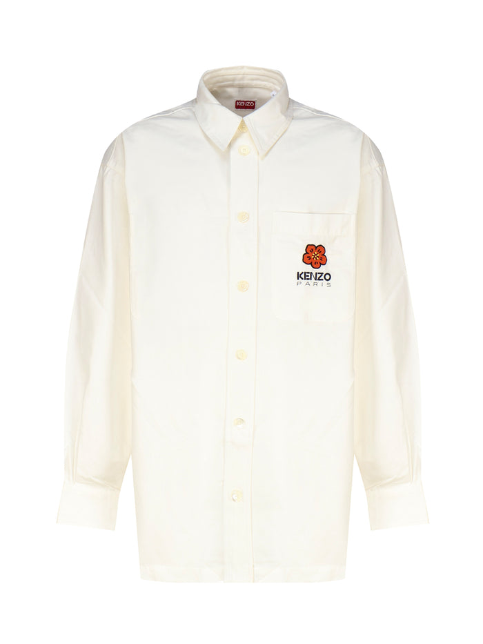 Kenzo Shirts White Cotton