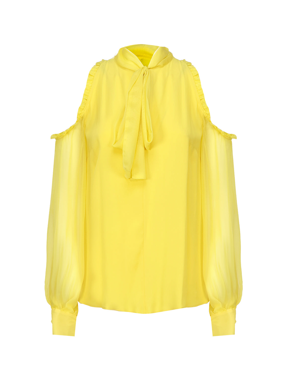 Pinko Shirts Yellow Acetate