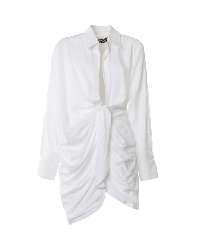 Jacquemus Dresses White Principal:viscose Polyamide