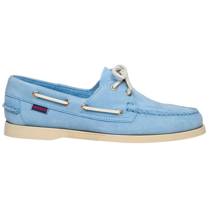 Docksides Portland Nubuck Blue Leather Shoe