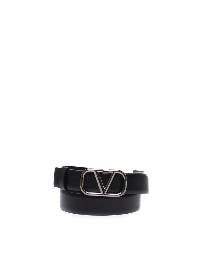 Valentino Garavani Belts Black Calfskin