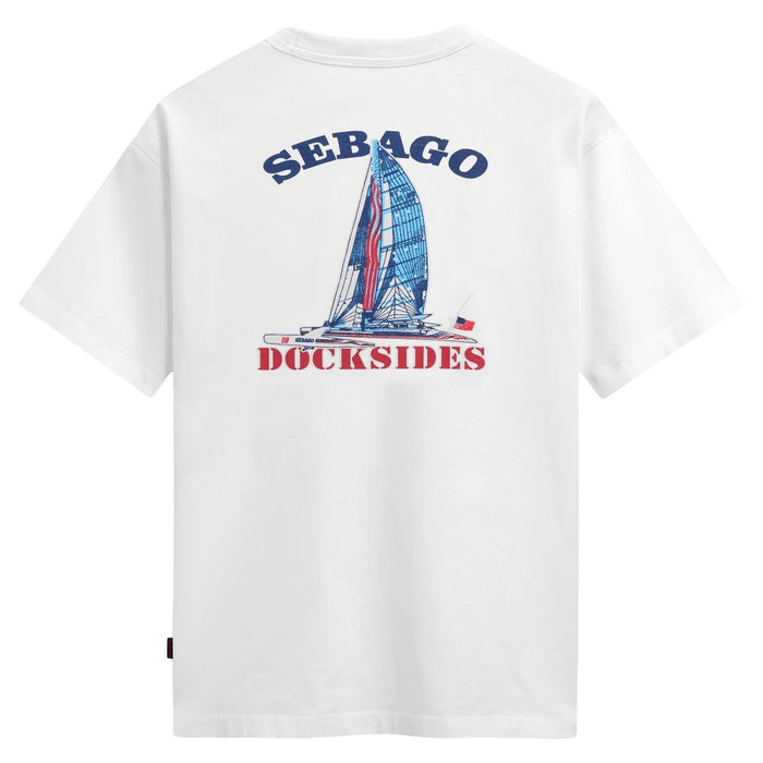 Atlantictide White Cotton Tshirt