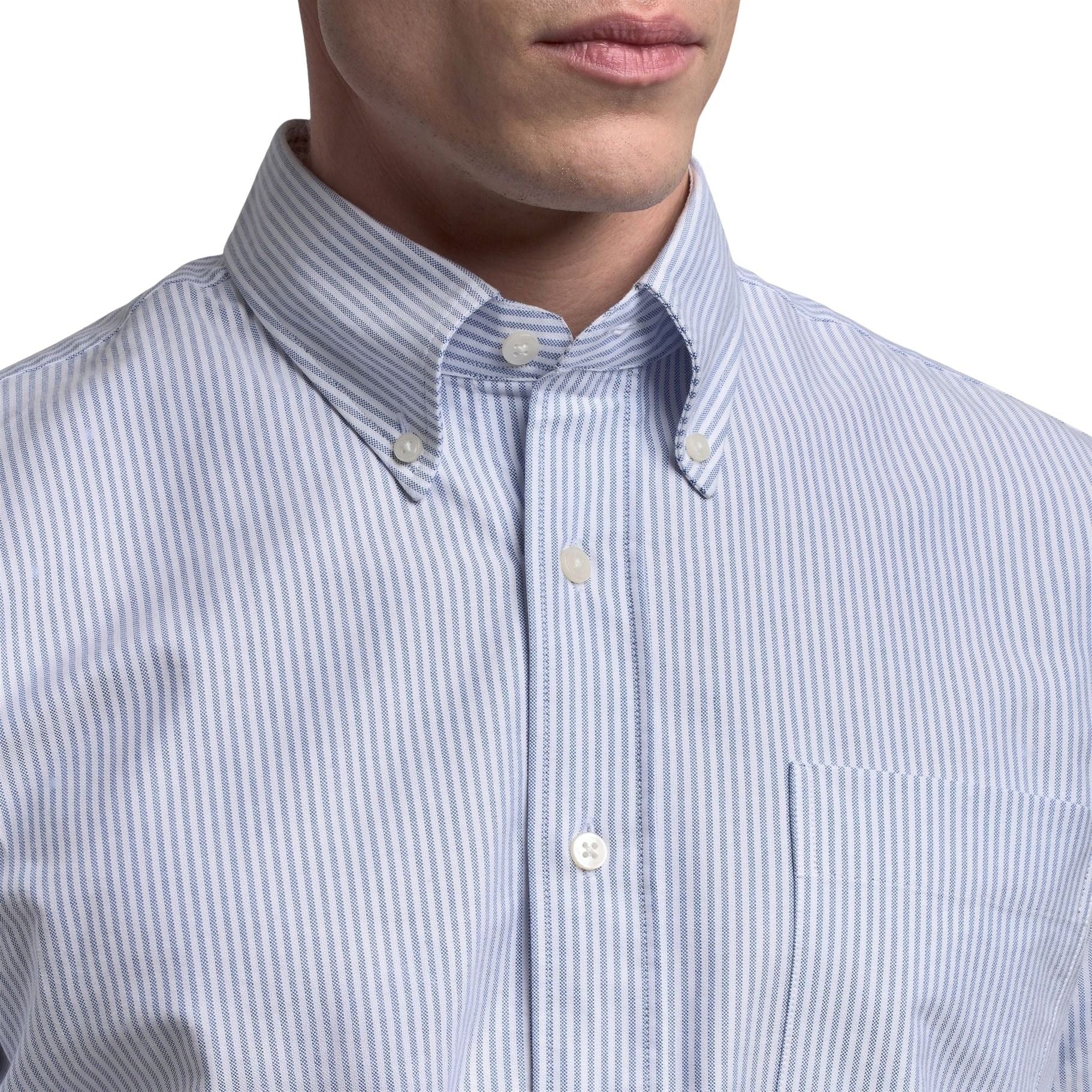 Doubling Ox Blue Cotton Shirt