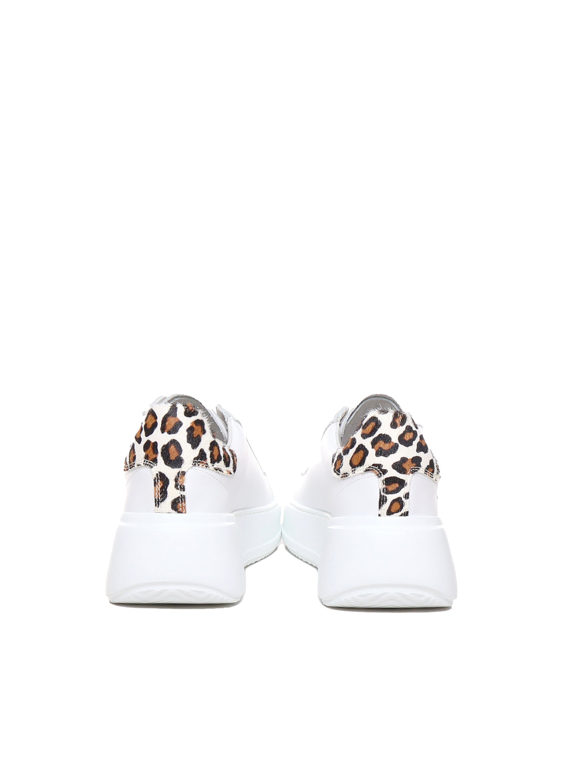 Philippe Model Sneakers White, Leopard Leather