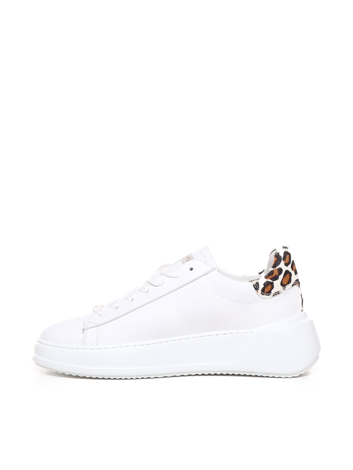 Philippe Model Sneakers White, Leopard Leather