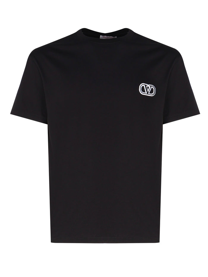 Valentino Garavani T-Shirts And Polos Black