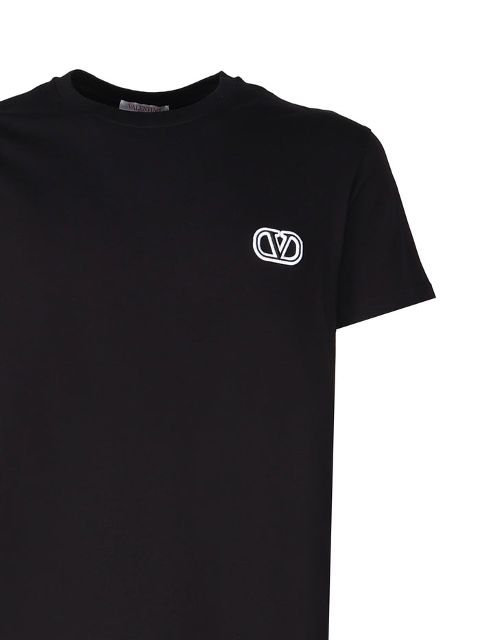 Valentino Garavani T-Shirts And Polos Black