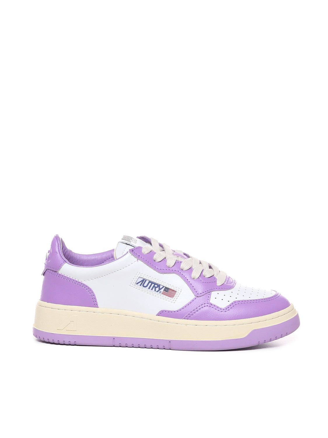 Autry Sneakers White, Lillac Cowskin