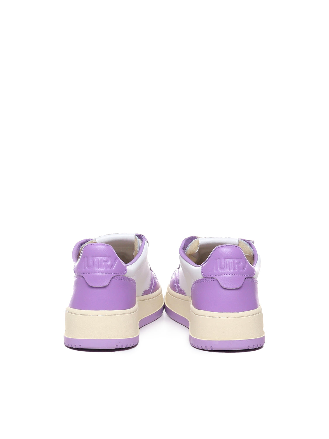 Autry Sneakers White, Lillac Cowskin