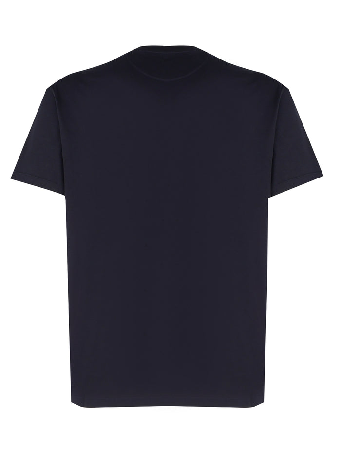 Valentino Garavani T-Shirts And Polos Blue Cotton