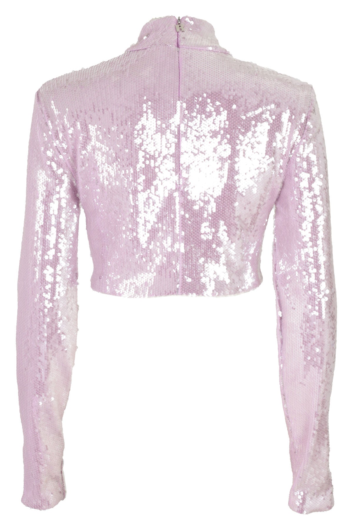 Sequin Turtleneck Pink & Purple Poliestere Riciclato Top