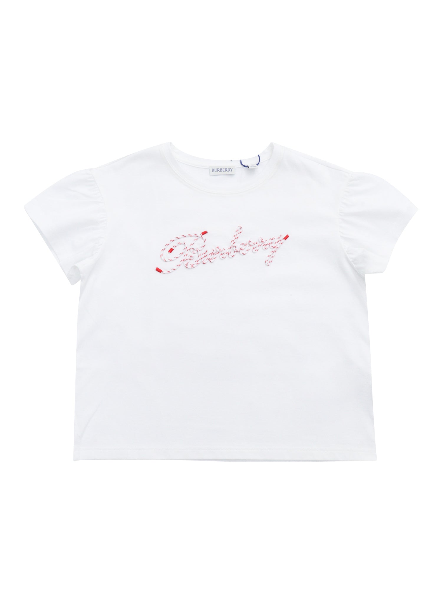 KID GIRL T-SHIRTS White Cotton Short Sleeves T-shirt