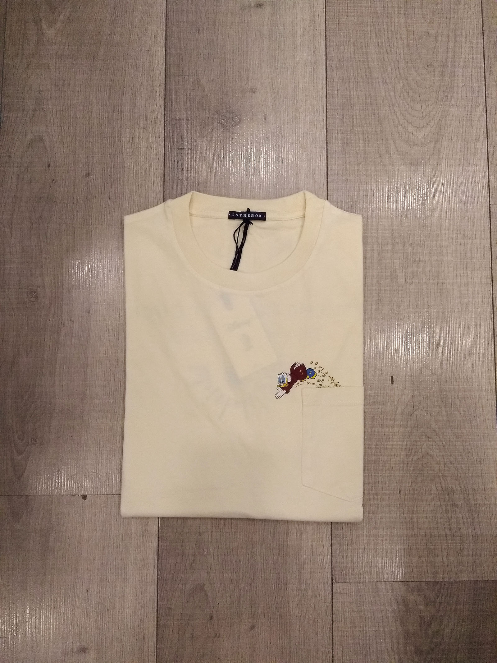 T.shirt Pocket Paperone Nude & Neutrals Cotton Tshirt