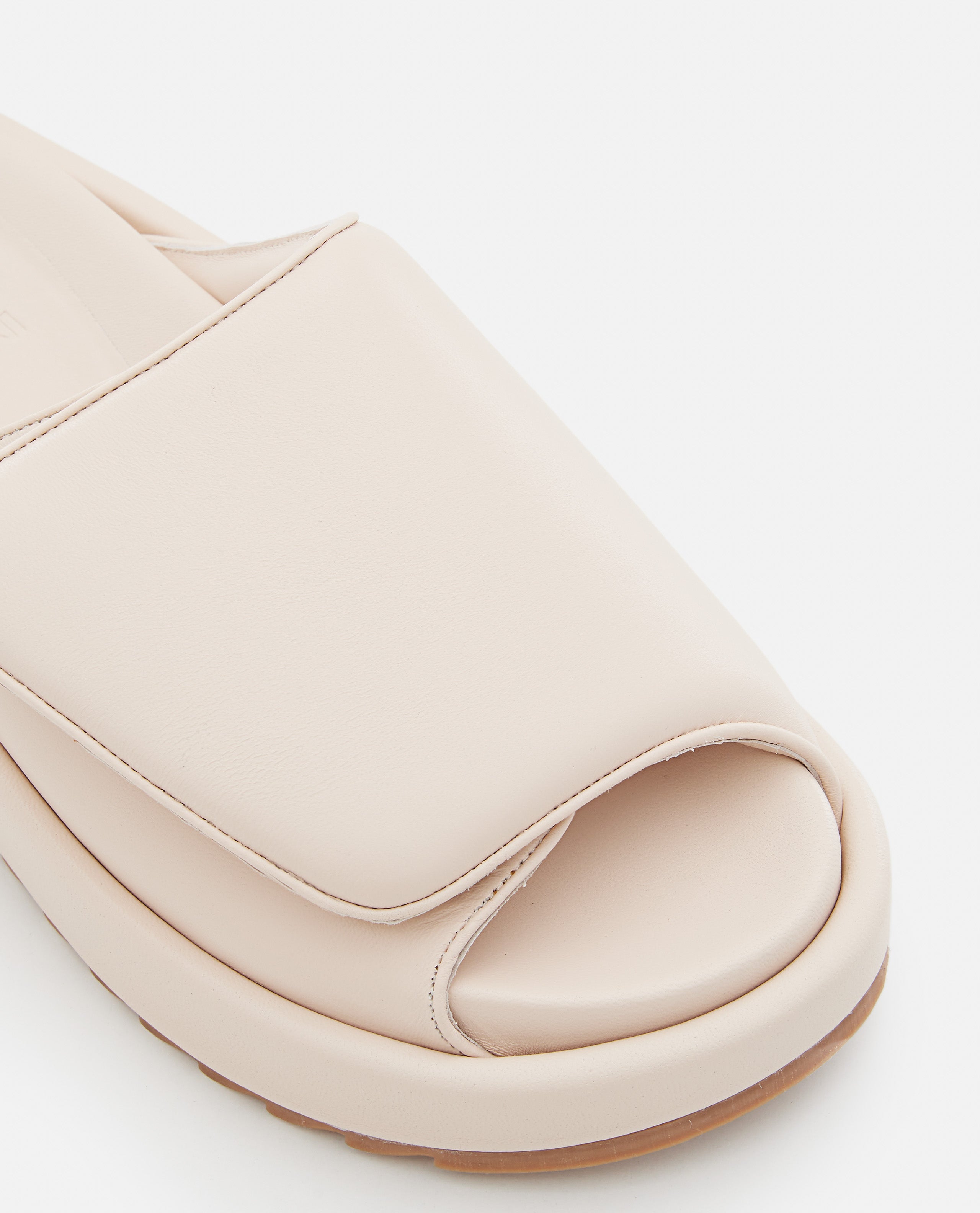 GIA BORGHINI Sandals Beige Lamb Leather