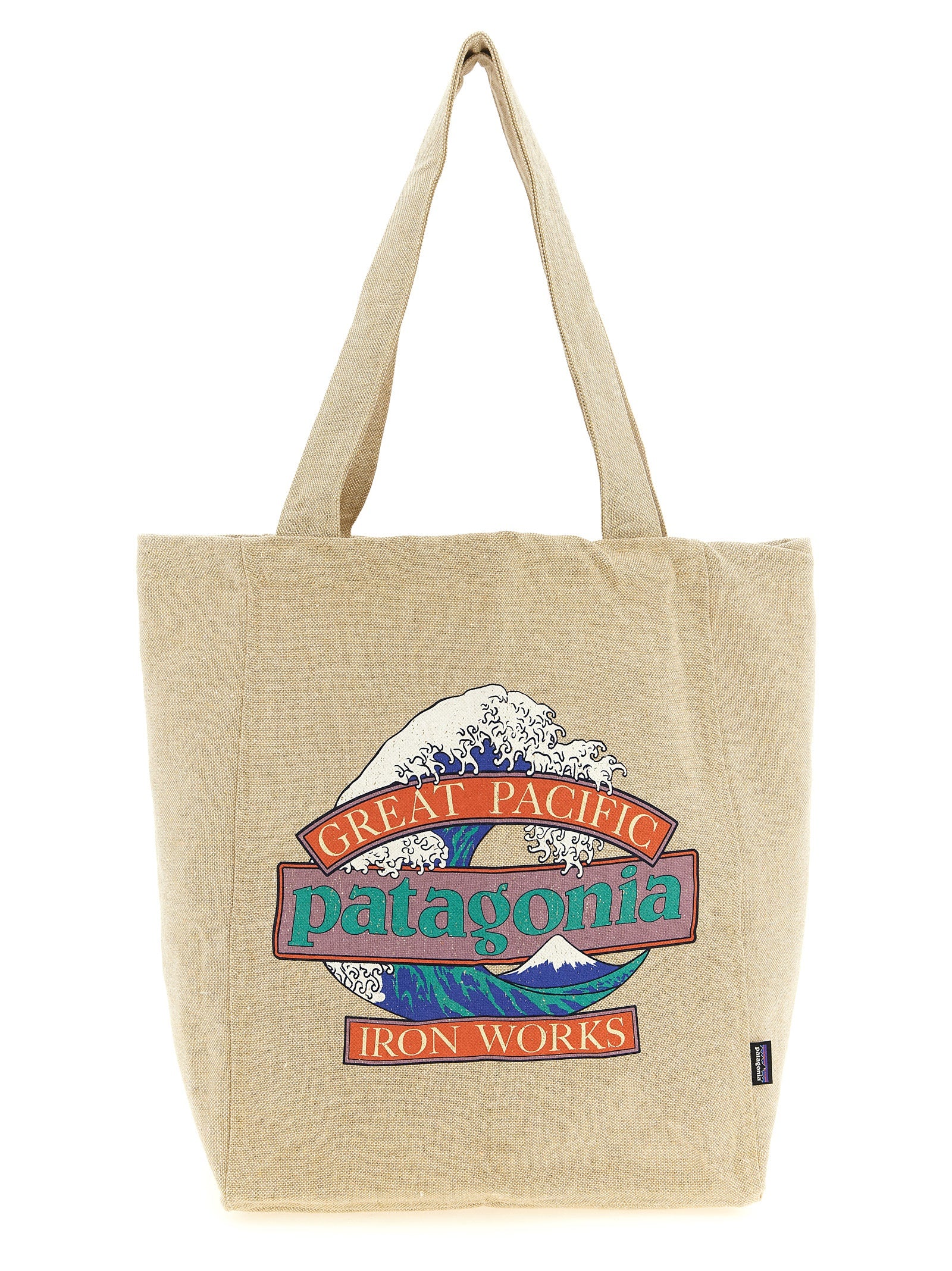 Market Shopping Bag Beige Cotton Tote