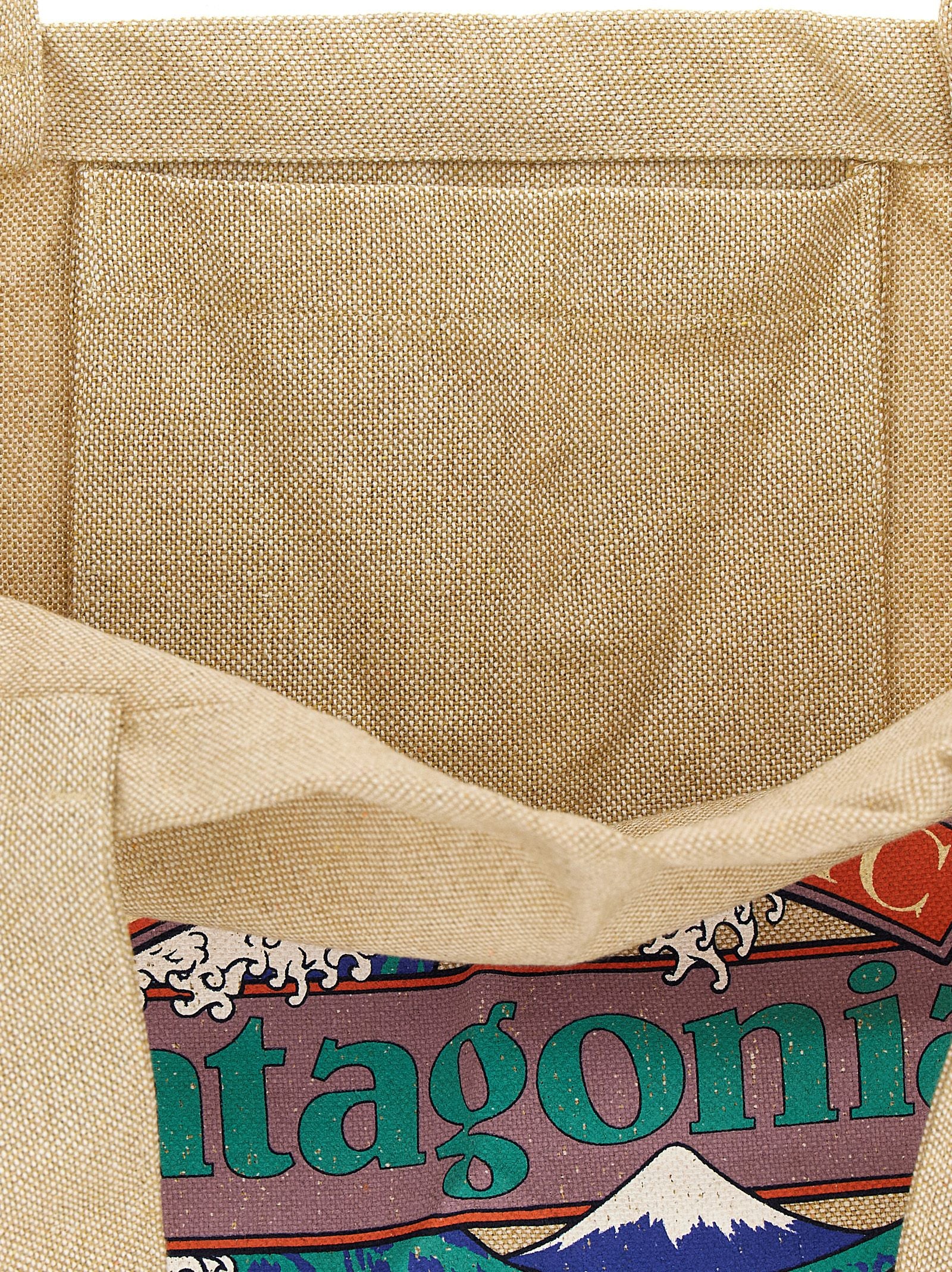 Market Shopping Bag Beige Cotton Tote