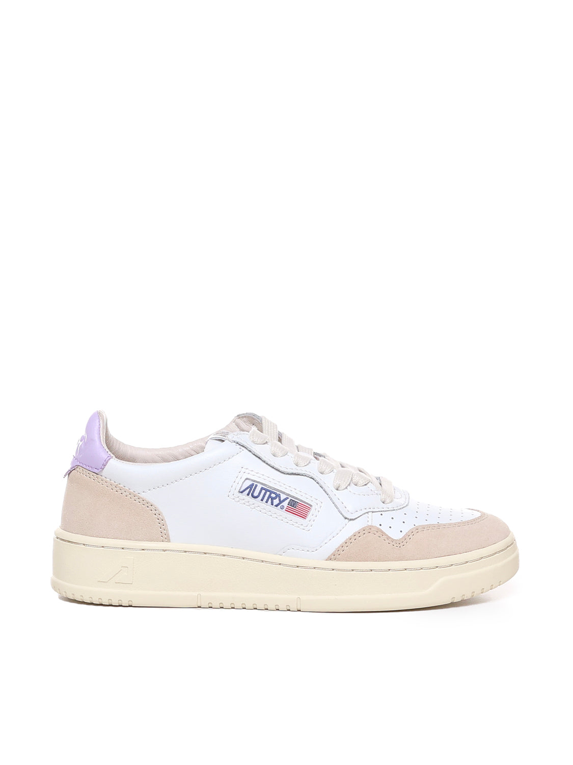 Autry Sneakers White, Lillac Cowskin