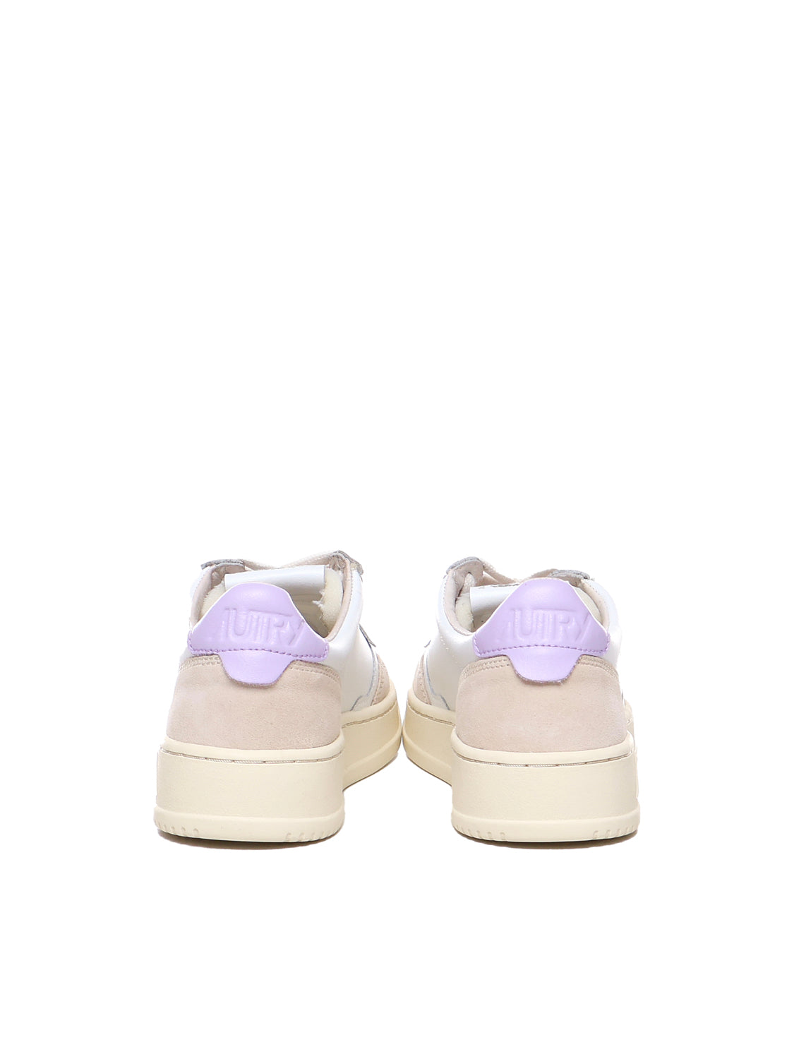 Autry Sneakers White, Lillac Cowskin