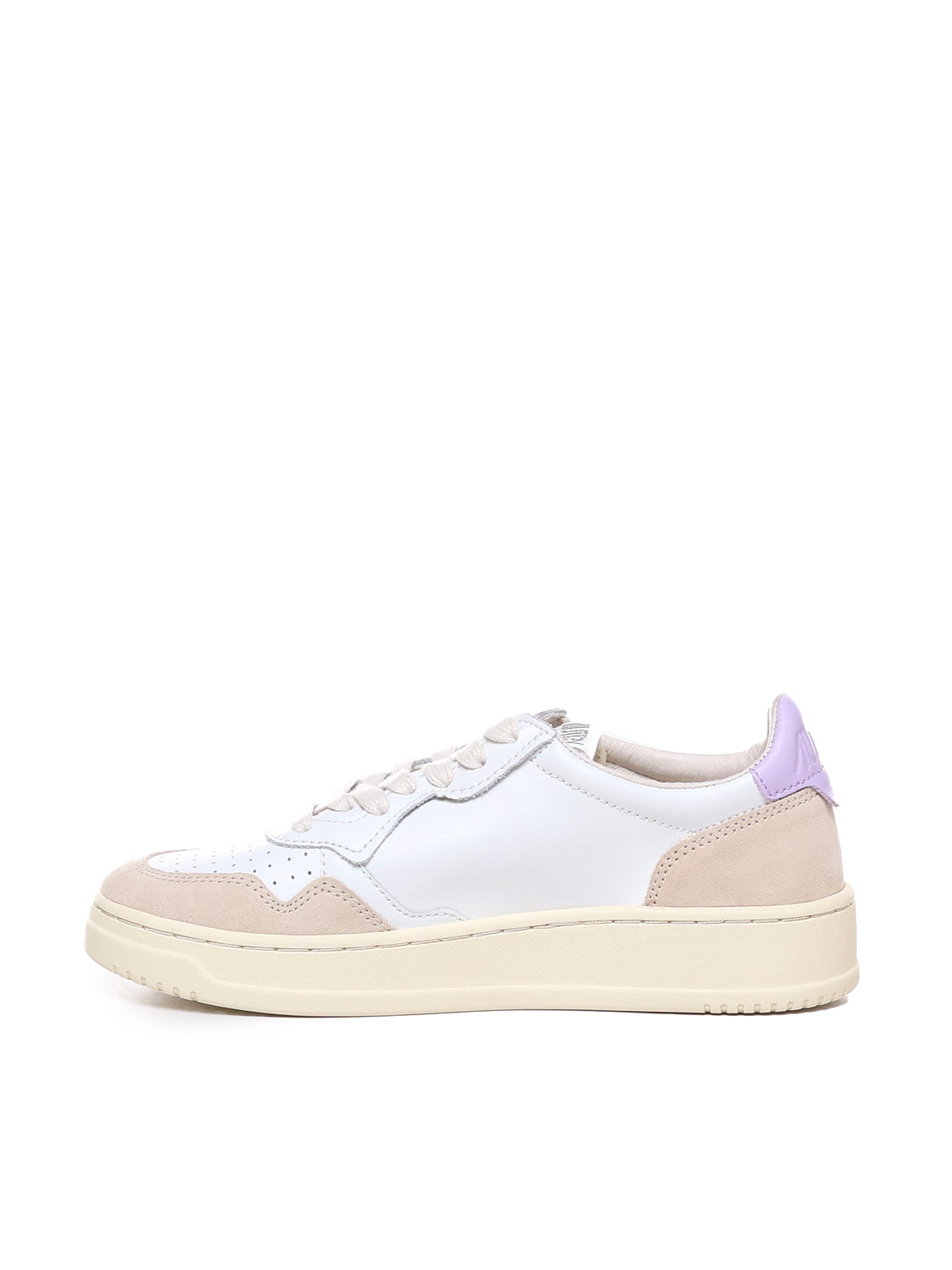 Autry Sneakers White, Lillac Cowskin