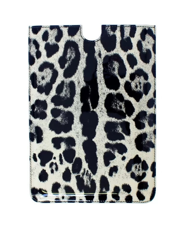 Dolce & Gabbana 100% leather tablet case in white