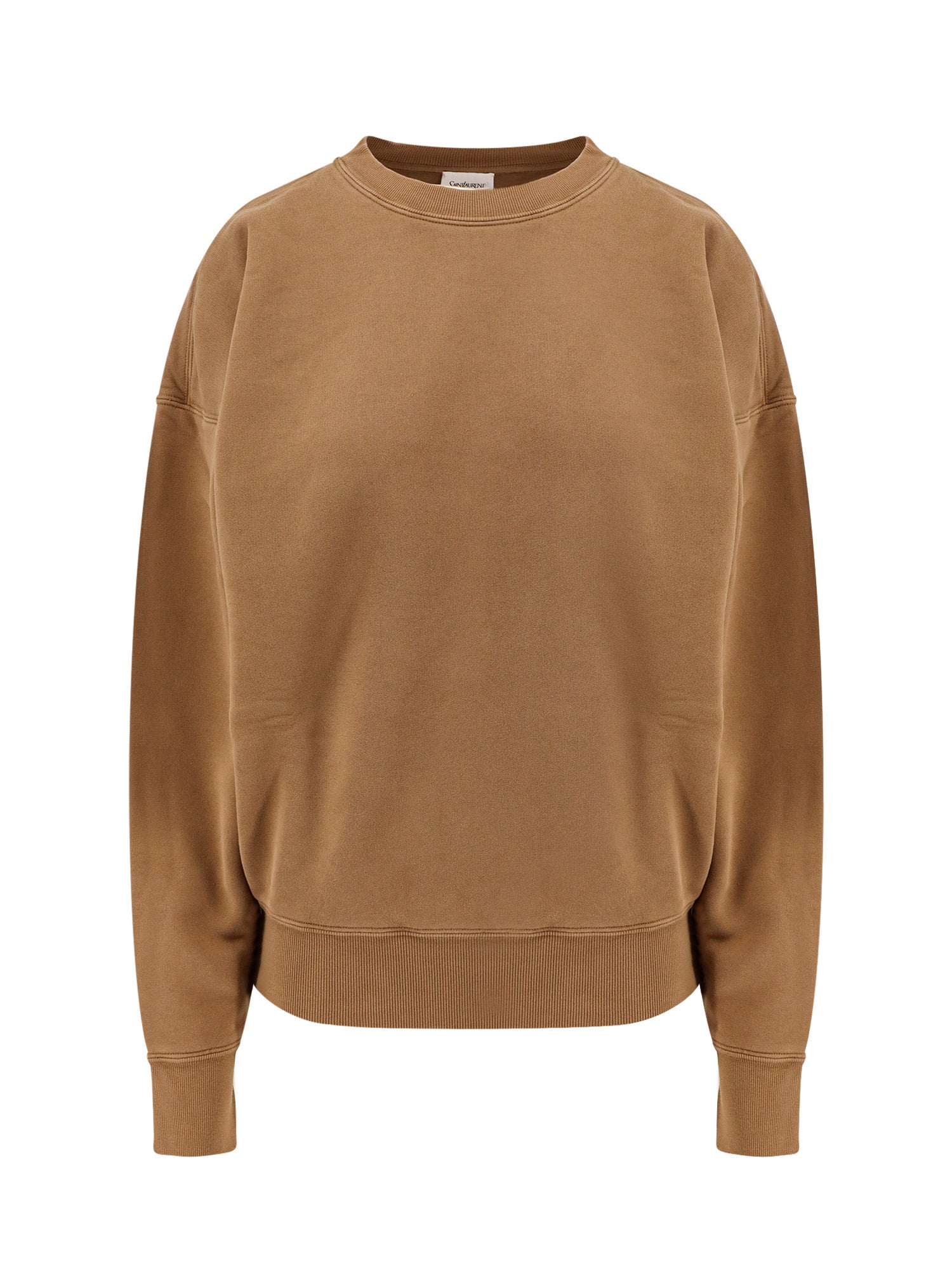 Saint Laurent Sweaters Brown Cotone Certificato