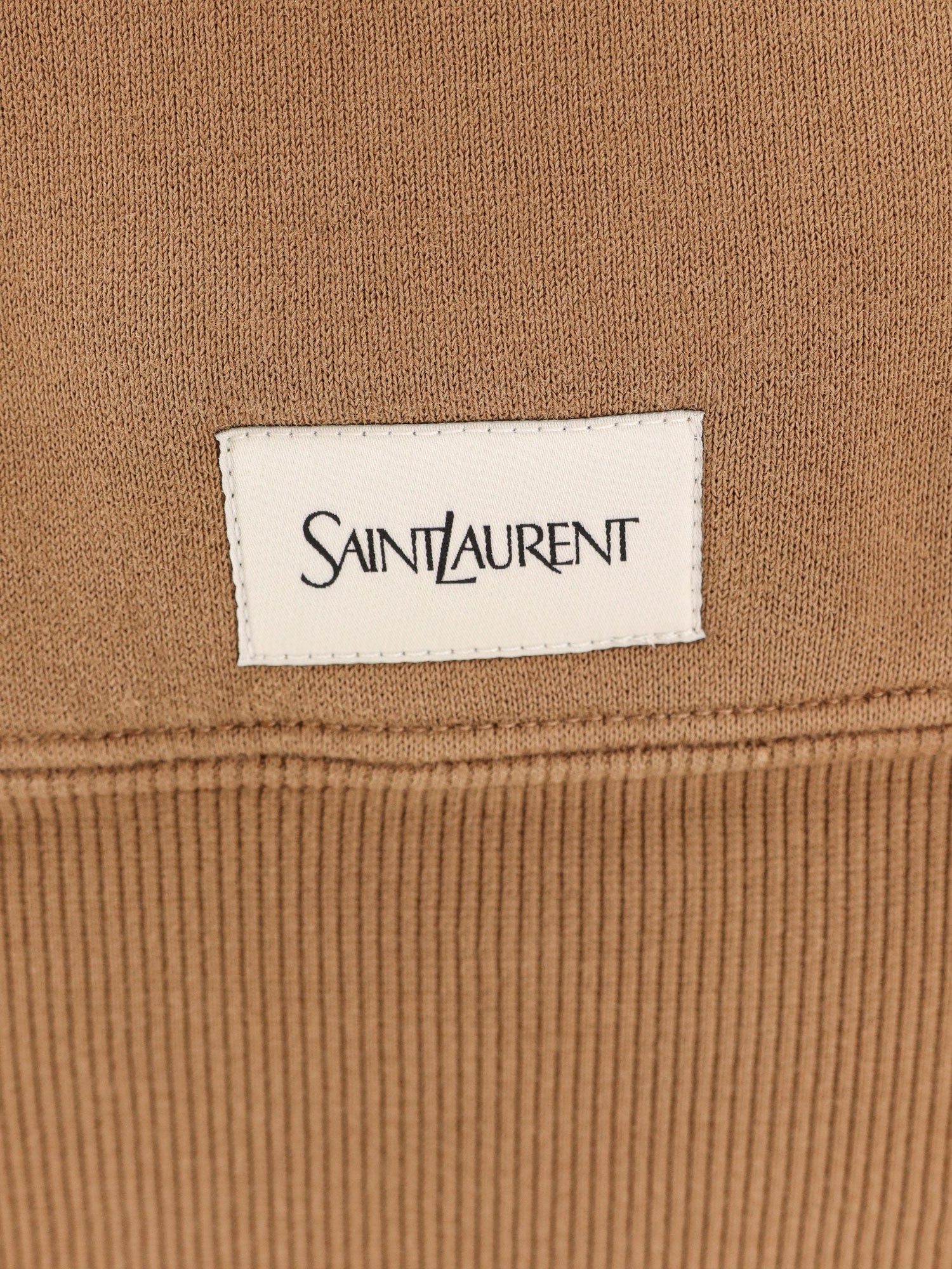 Saint Laurent Sweaters Brown Cotone Certificato