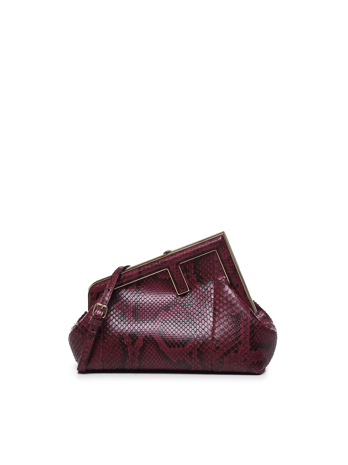 Fendi Bags Bordeaux Calfskin