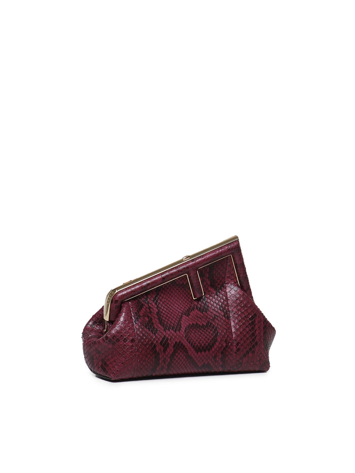 Fendi Bags Bordeaux Calfskin